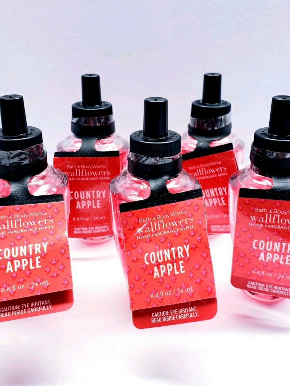 Bath & Body Works COUNTRY APPLE Wallflowers Fragrance Refill, 0.8 oz(5 Pcs)